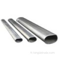 Tube en aluminium sur mesure tube ovale en aluminium extrudé